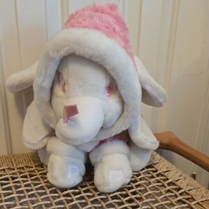 Disney White and Pink Albino Snowball Plush DUMBO Disney Exclusive